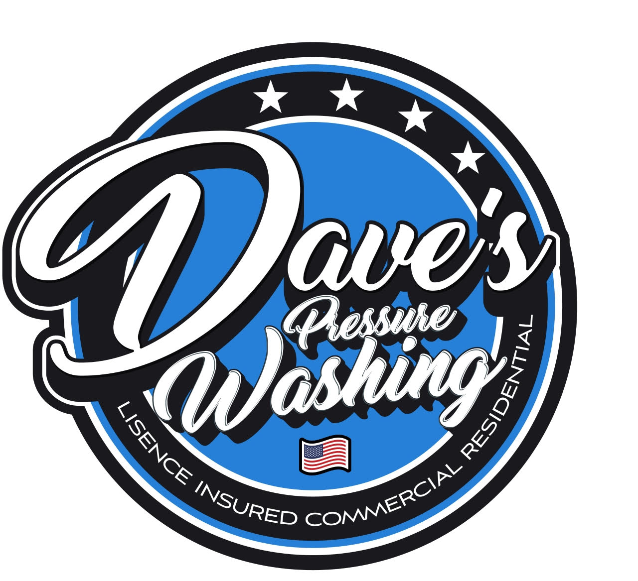 Dave's Pressure Washing logo